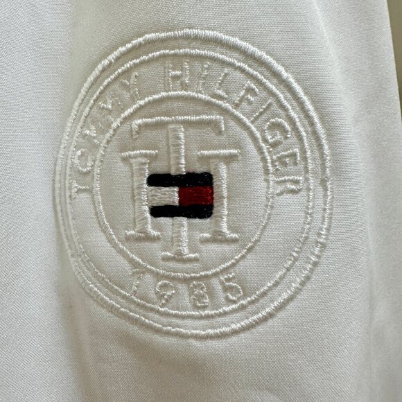 New Tommy Hilfiger Women’s Lightweight Hooded Windbreaker Jacket Size XXL White - Picture 8 of 16